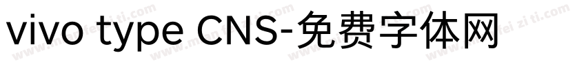 vivo type CNS字体转换